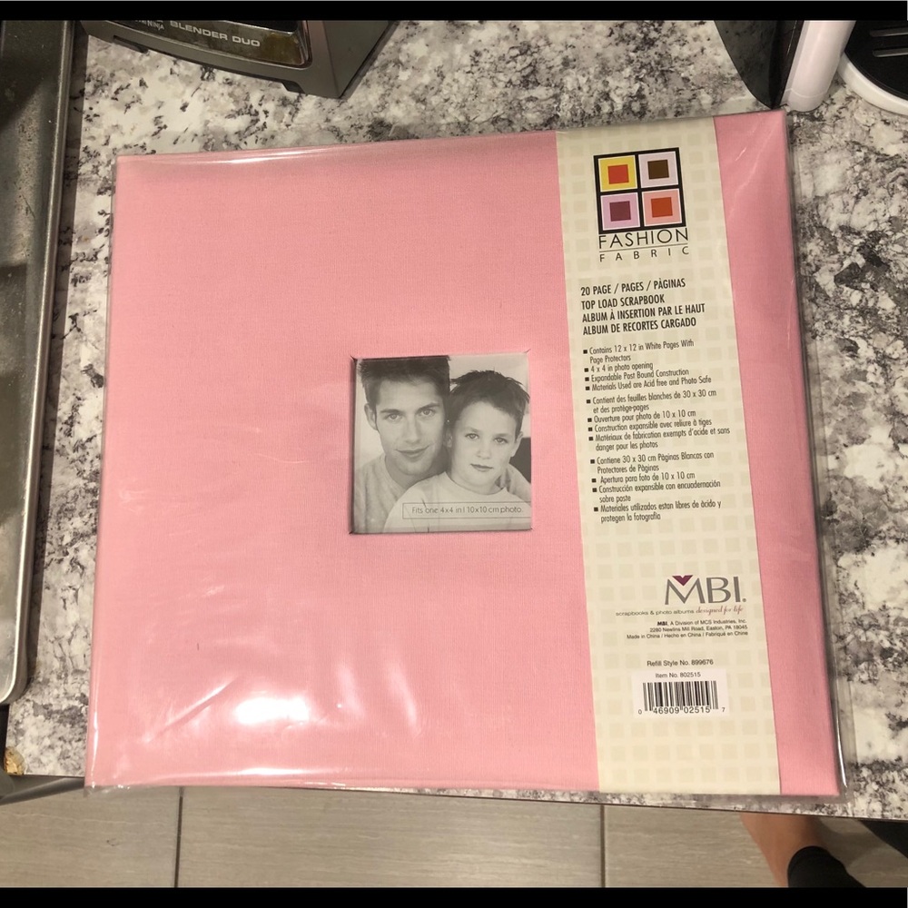 BRAND NEW PINK SCRAPBOOK!